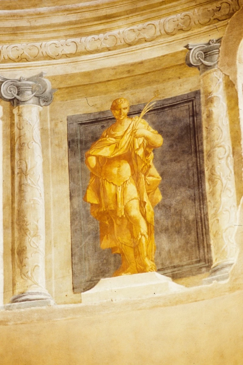 Affresco con San Fortunato